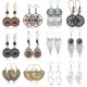 12 Pairs Bohemian Vintage Drop Dangle Earrings For Women Statement Tassel Boho Earring Set Christmas Jewelry 12 Pairs Bohemian Vintage Drop Dangle Earrings For Women Statement Tassel Boho Earring Set Christmas Jewelry